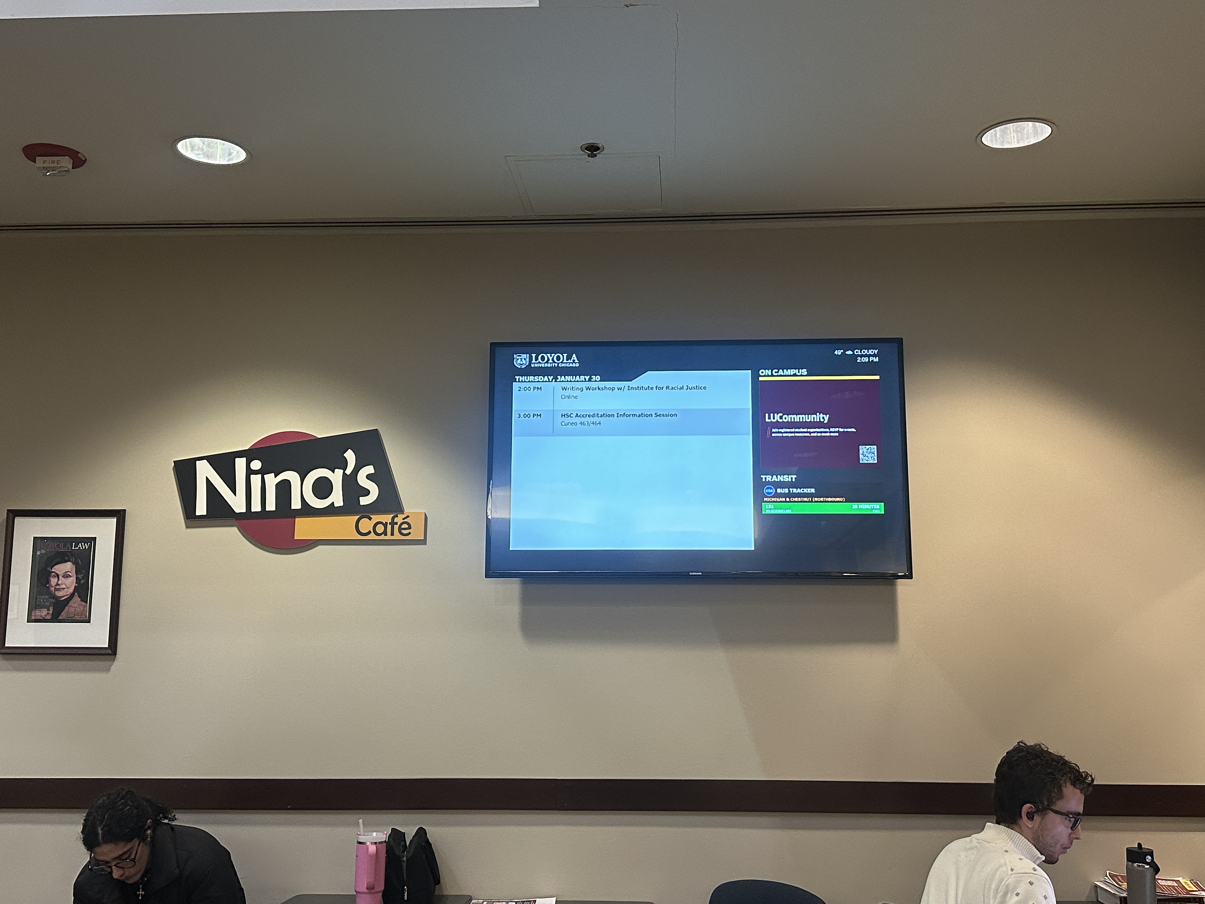 CLC Lower Level Digital Signage